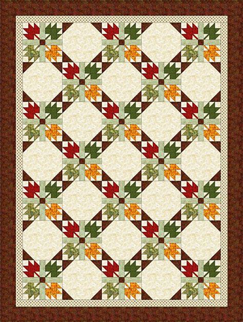 Easy Maple Leaf Quilt Pattern