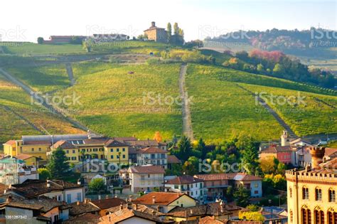 Barolo Village Langhe Italy Color Image Stock Photo Download Image