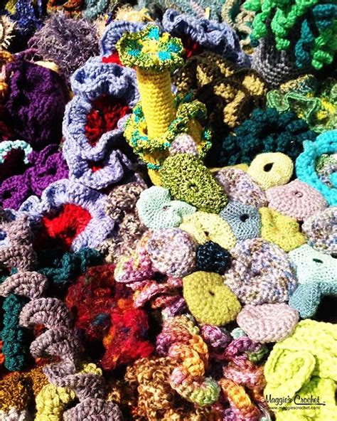 Coral Reefs Around The World Coral Knit Art Crochet
