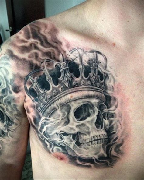 Top 194 Skull With Crown Tattoo Meaning