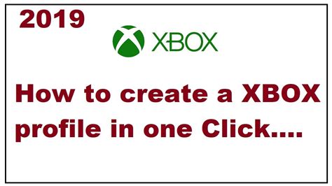 How To Create A Xbox Profile Account Using Outlook Account 2019 Youtube