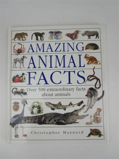 Amazing Animal Facts By Christopher Maynard Hardcover 1993 Children
