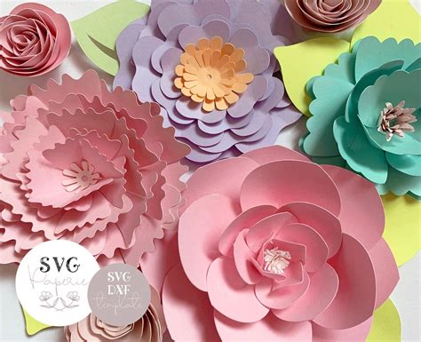29 Free 3d Flower Templates Svg Pictures Free Svg Files Silhouette