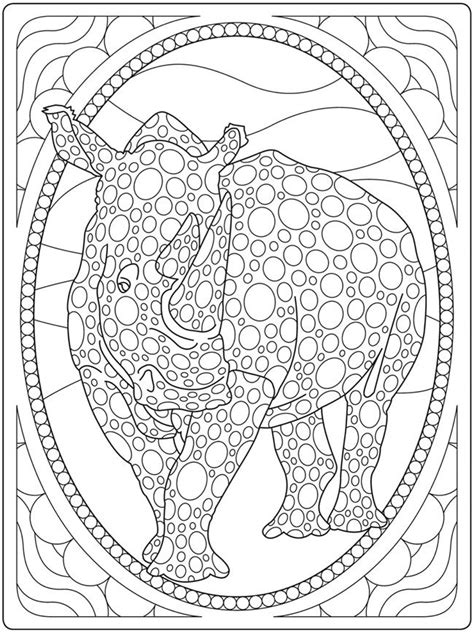 Paisley Animal Coloring Pages