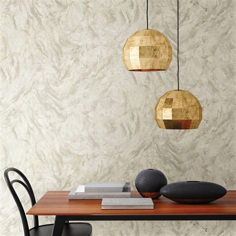 2927 00104 Polished Metallic Wallpaper By Brewster