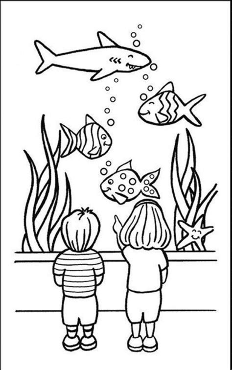 Search through 52646 colorings, dot to dots, tutorials and silhouettes. Aquarium Coloring Page - Coloring Home