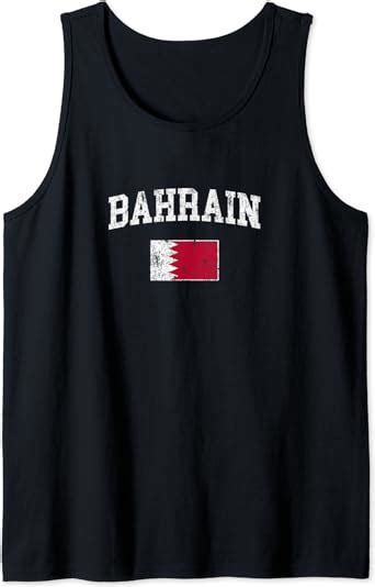 retro bahrain flag vintage bahraini flag bahraini tank top clothing shoes and jewelry