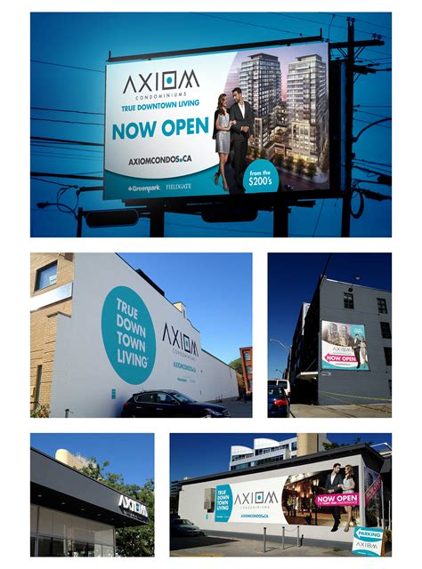 Greenpark Axiom Condos Logo Brochure And Campaign Behance