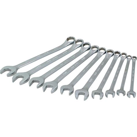 Gray Tools 10 Piece Metric Combination Wrench Set The Home Depot Canada
