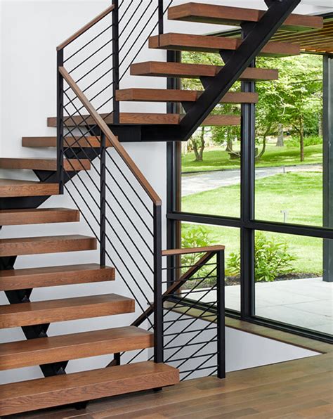 Horizontal Round Bar Railing Scarsdale Ny Keuka Studios