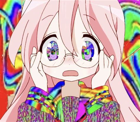 Lucky Star Glitchcore¿ Aesthetic Anime Comic Drawing Creepy Images