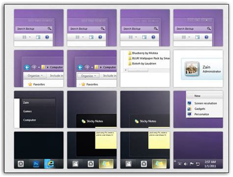 Desktop Designing 8 Light Windows 7 Themes