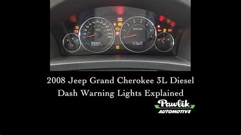 Jeep Grand Cherokee All Warning Lights On