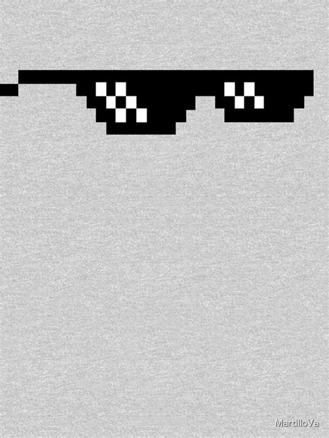 Pixel Glasses Deal With It Meme T Shirt For Sale By Martillova Redbubble Pixel T Shirts