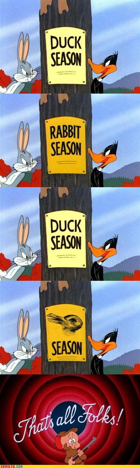 Image 380824 Rabbit Season Duck Season X Season Y Season