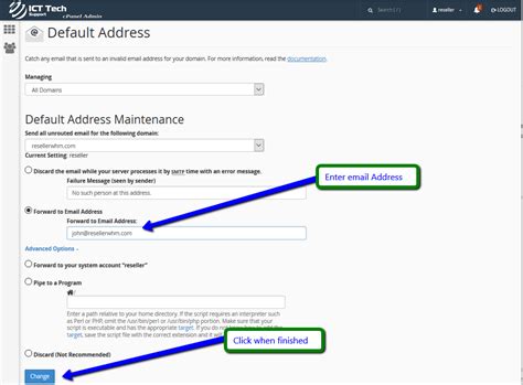 Every valid email consists of a local name and a domain name, separated by the '@' sign. ICT Tech Support - Knowledgebase - How to Set Your Default ...