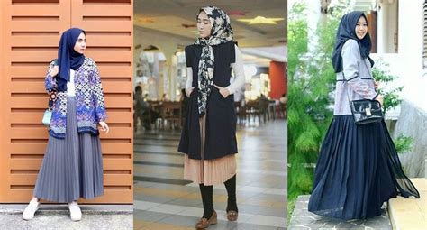 12 Inspirasi Rok Rempel Untukmu Yang Berhijab Inilah Kunci Tampil Menawan Dalam Sekejap