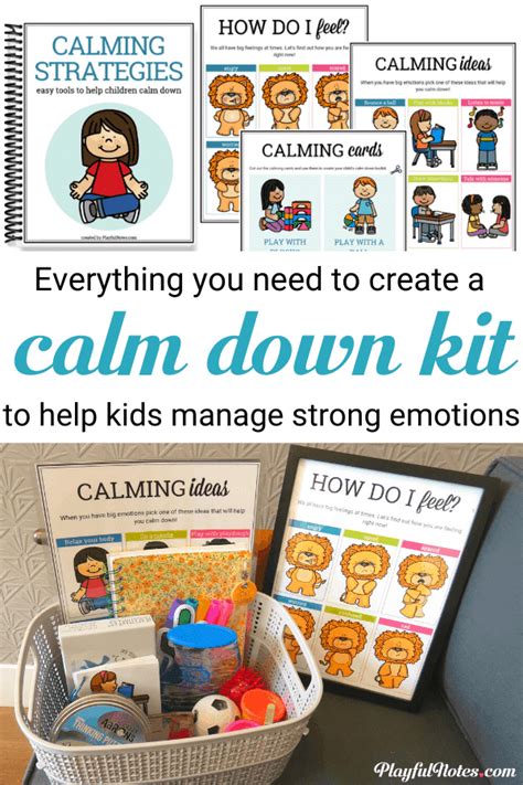 The Calm Down Kit The Best Way To Help Kids Manage Strong Emotions