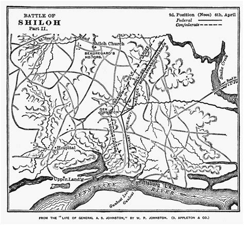 Printable Battle Of Shiloh Map