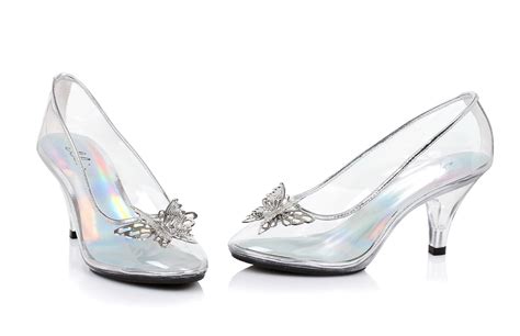 Cinderella Clear Slipper With Silver Butterfly