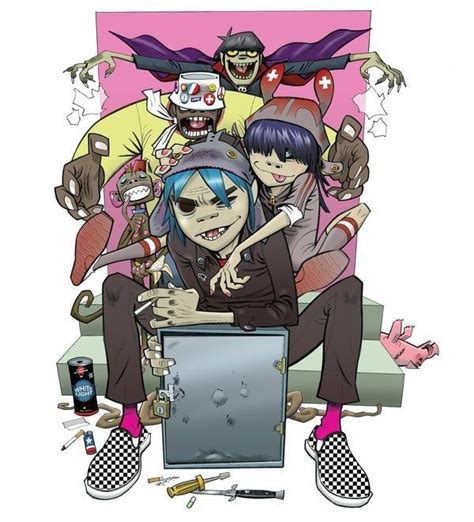Favourite Gorillaz Art Style Mine Would Be Phase 2 Or 3 Rgorillaz