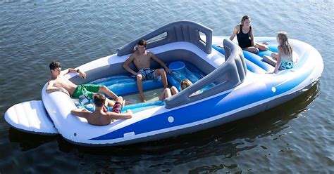 Float On Water In Style With This Inflatable Party Boat