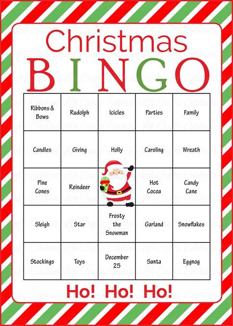 To download printable numbers bingo cards, you can start with the free 20 bingo cards version. Christmas Bingo Cards - Printable Download - Prefilled ...