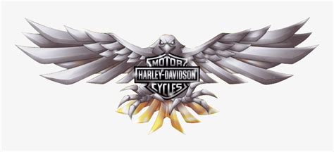 Harley Davidson Logo With Wings Outline