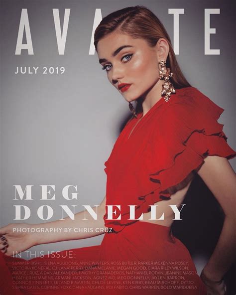 Meg Donnelly In Avante Magazine July 2019 Сelebs Of World In 2021 Meg Donnelly Celebrity