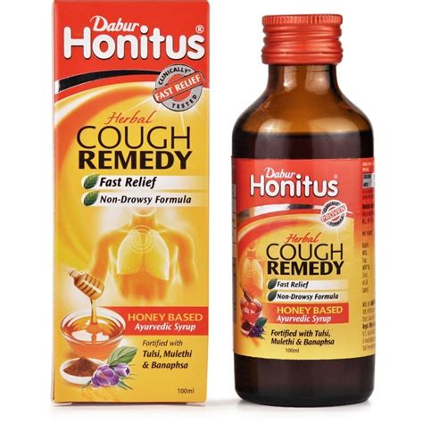 Glass Honey Dabur Honitus Cough Syrup Bottle Size 100 Ml At Best