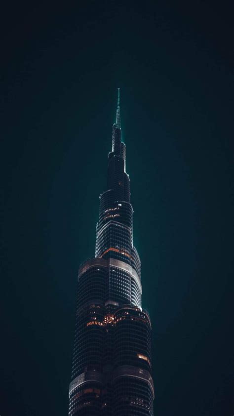 Dubai Burj Khalifa Night Iphone Wallpapers