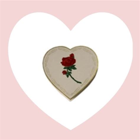 Valentine White With Rose Chocolate Candy By Gilbert Chocolates