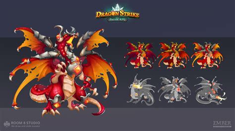 Artstation Dragon Strike Red Dragons Room 8 Studio Red Dragon