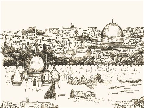 رسم القدس في العصر الاموي للتلوين رسم الحواجب