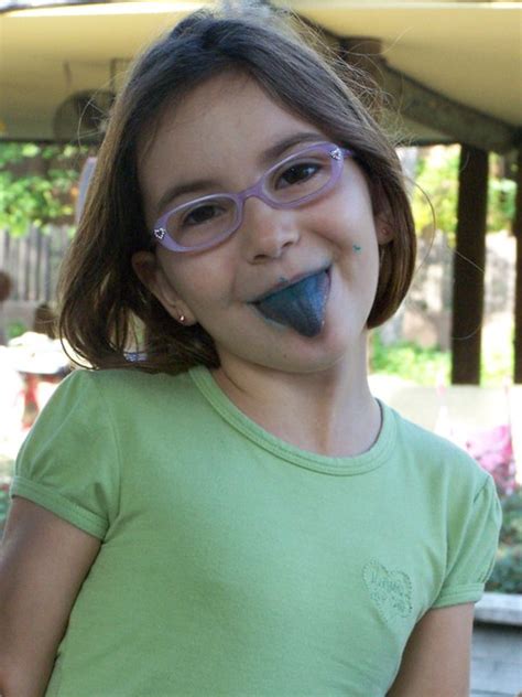 After The Candy Cotton Comes The Blue Tongue Flickr