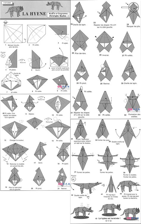 Origami Diagrams Complex Ailsaadesson
