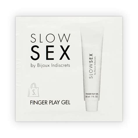 Bijoux Slow Sex Finger Play Gel Single Dose Shoppaee