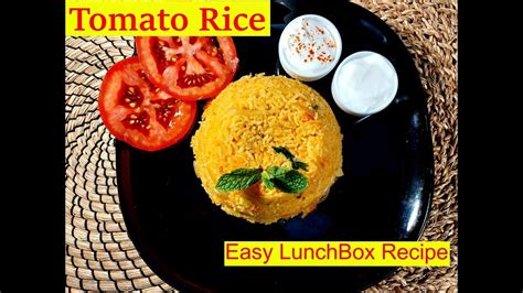 Tomato Rice Recipequick And Simple Lunch Box Recipethakkali Sadam