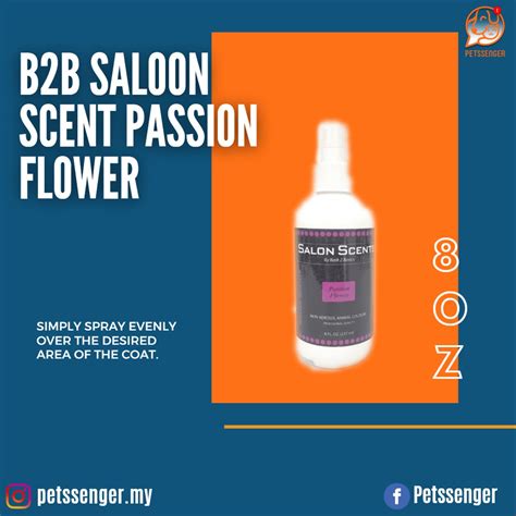 Bark 2 Basics Saloon Scent Passion Flower 8oz236ml Shopee Malaysia