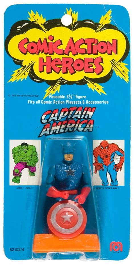 Mego Comic Action Heroes Captain America Superhero Toys Retro Toys
