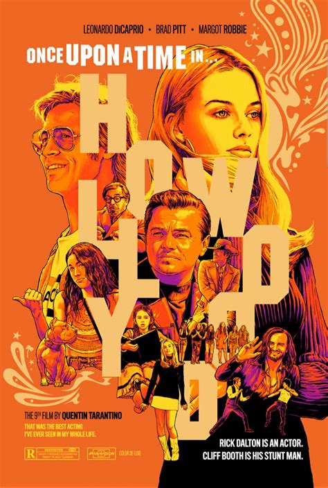 once upon a time in hollywood 2019 [1430 × 2126] by joshua budich r movieposterporn