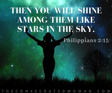 You Are A Shining Star The Consecrated Woman