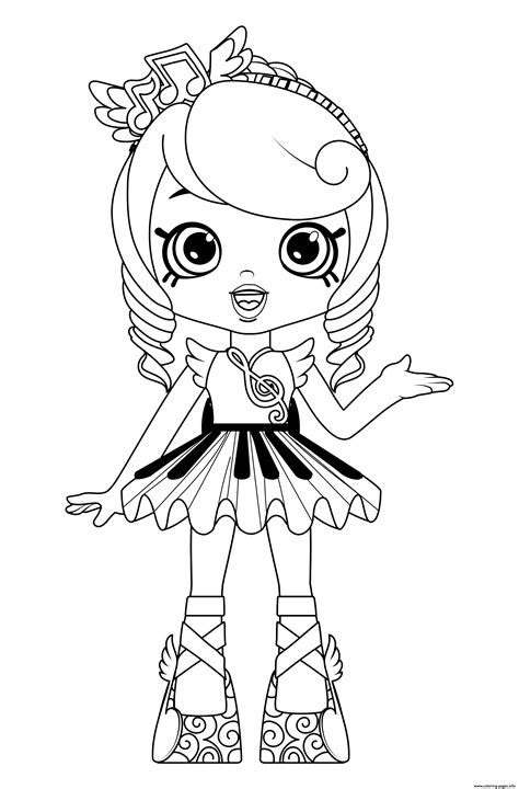 Here are a few rainbow coloring pages for kids to create their tiny little masterpieces. Free Printable Shoppies Dolls Melodine Coloring Pages ...