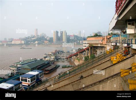 Chongqing Port And The River Yangtze China Stock Photo Alamy