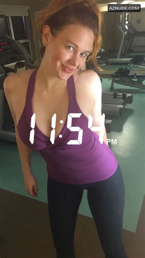 Maitland Ward Cleavage In An Empty Gym From Snapchat Aznude