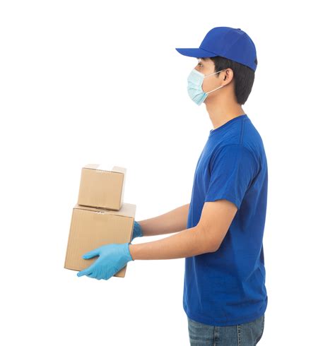 Asian Delivery Man Png File 8475344 Png