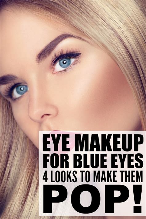 I love a dash of blue liner against brown eyes. Eye makeup for blue eyes