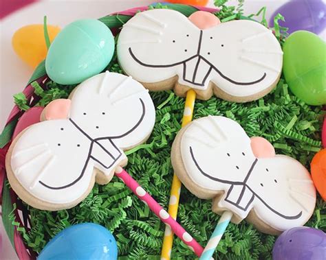 We print the highest quality bunny face masks on the internet. Bunny Face Cookies | The Cake Blog