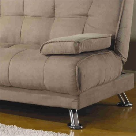 Coaster Tufted Sleeper Sofa In Tan 300147