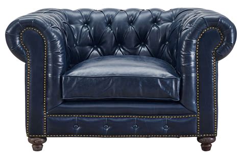 Armchairs should be cozy, the perfect place to curl up with a good book. Durango Rustic Blue Leather Living Room Set from TOV (S38 ...